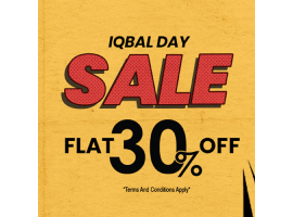 ONE PK Iqbal Day Sale FLAT 30% OFF